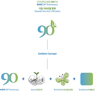 개원90주년 엠블럼