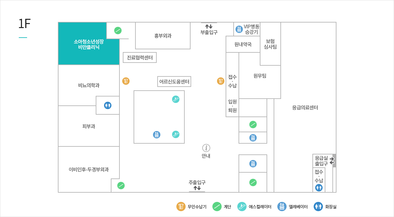 소아청소년성장⋅비만클리닉 위치이미지