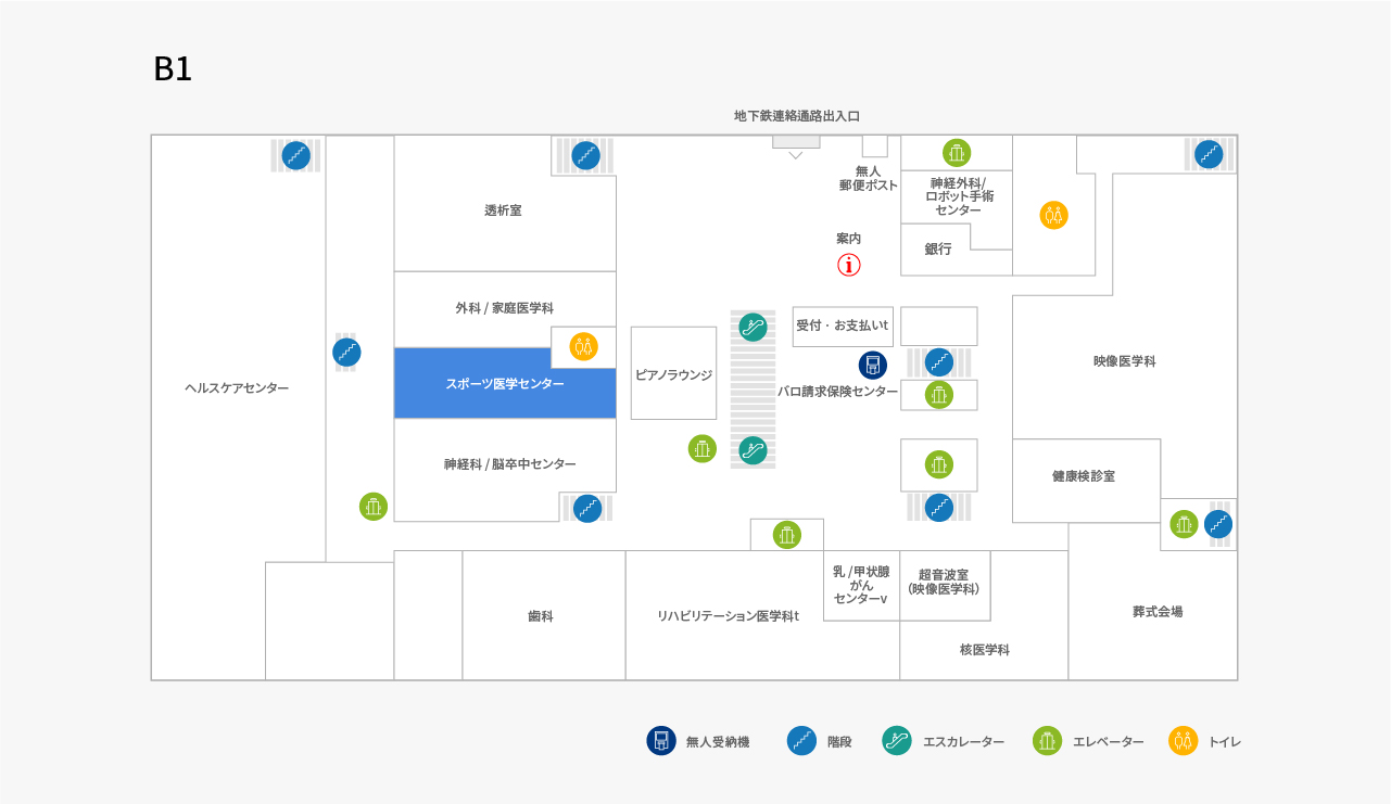 スポーツ医学センター 위치이미지