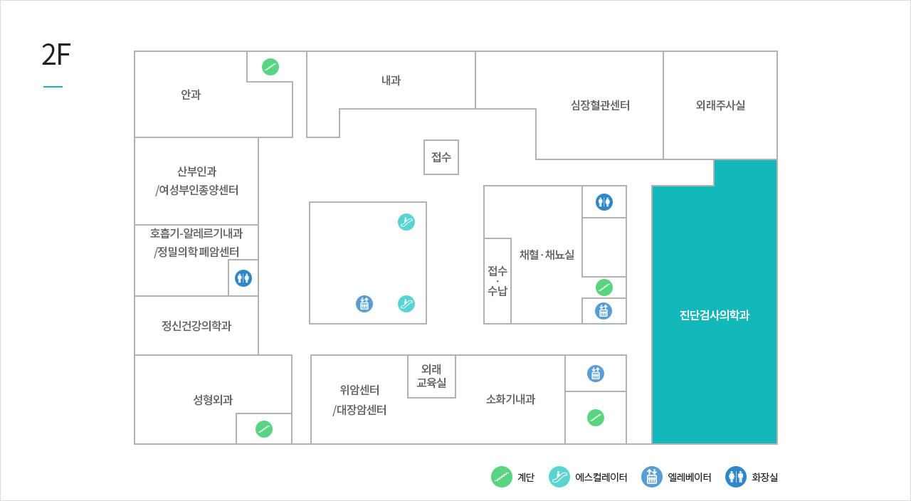 진단검사의학과 위치이미지