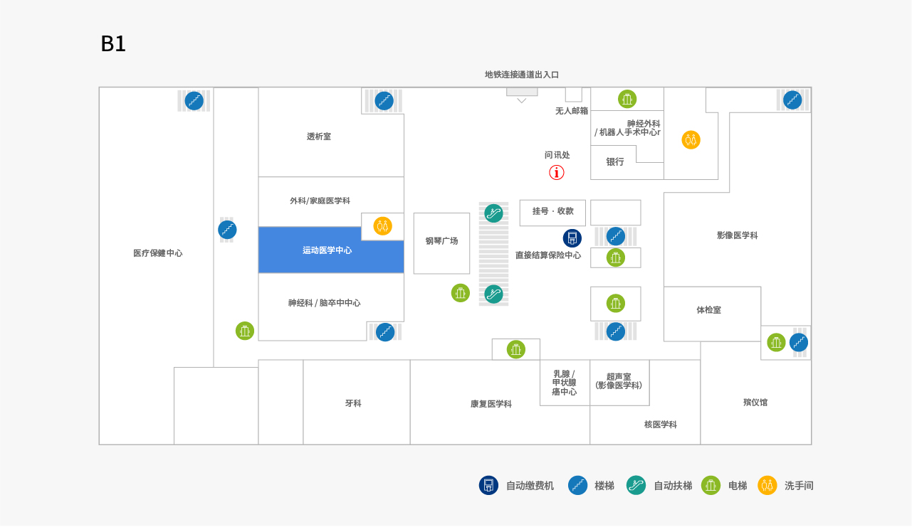 运动医学中心 위치이미지