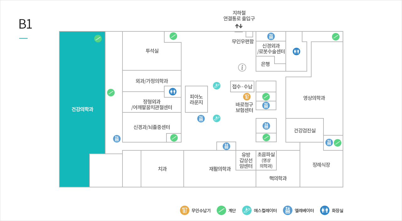 건강의학과 위치이미지