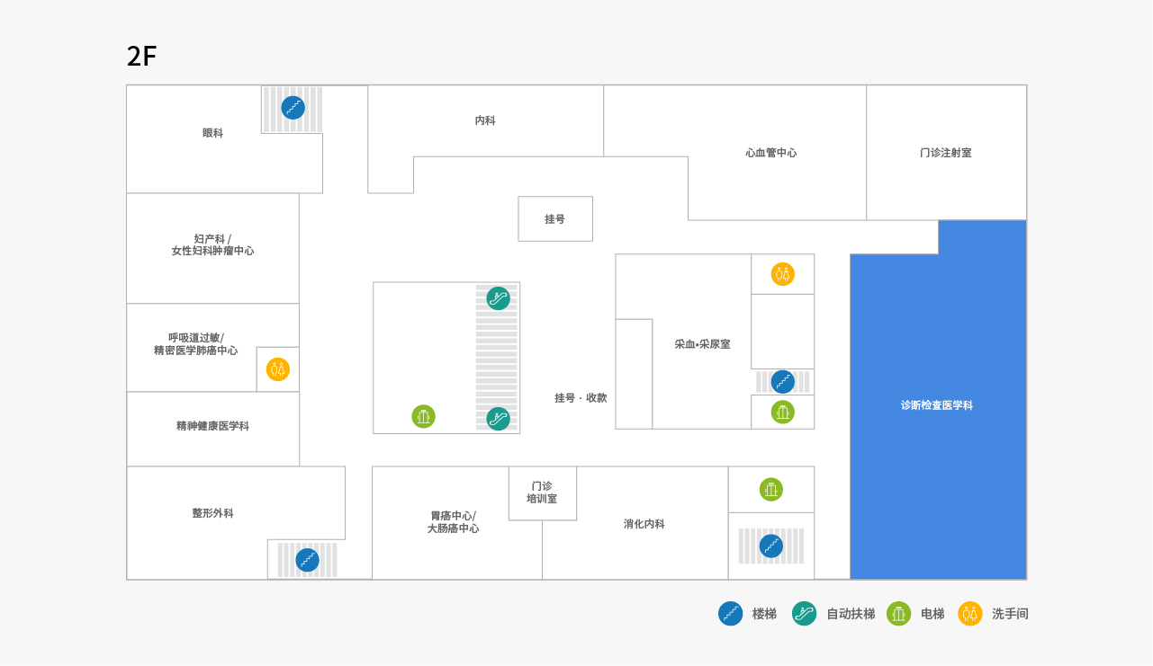 诊断检查医学科 위치이미지