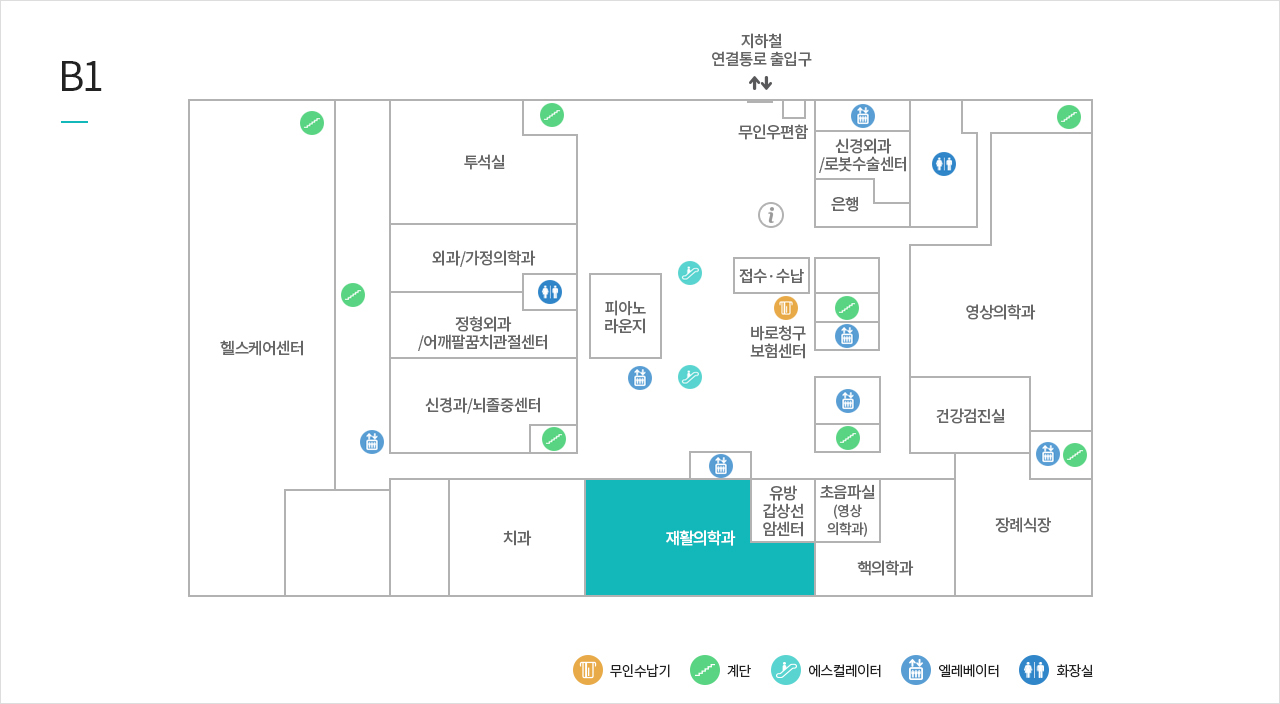 재활의학과 위치이미지