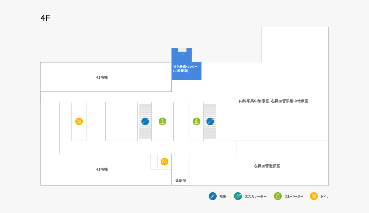 消化器病センター(内視鏡室) 위치이미지