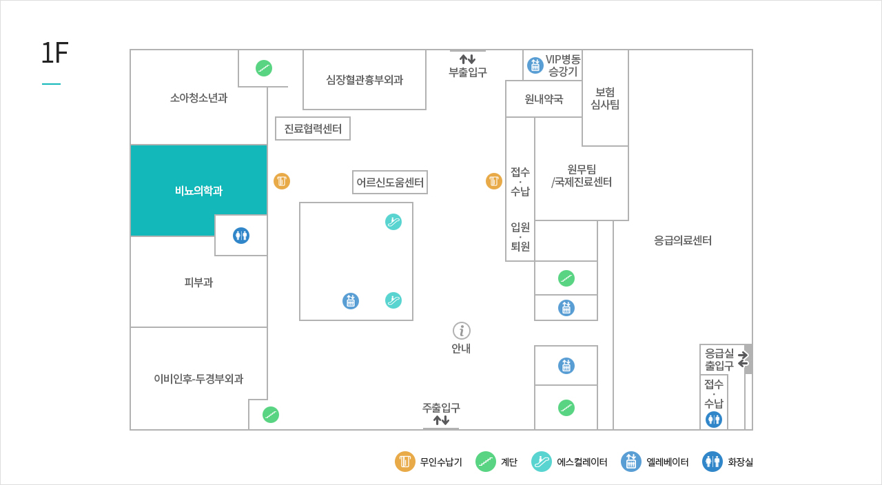 비뇨의학과 위치이미지